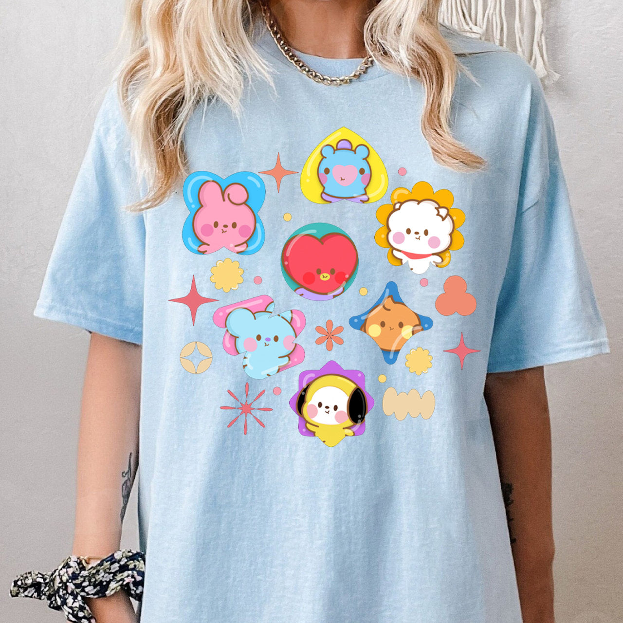 BTS Kawaii Baby BT21 T-shirt