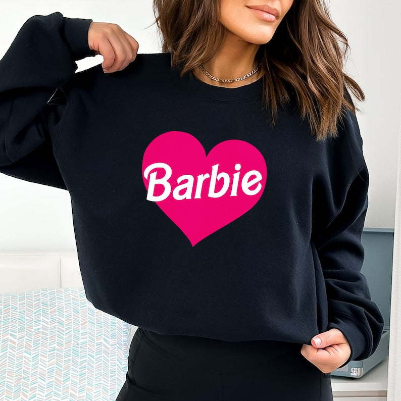Barbie Heart Sweatshirt