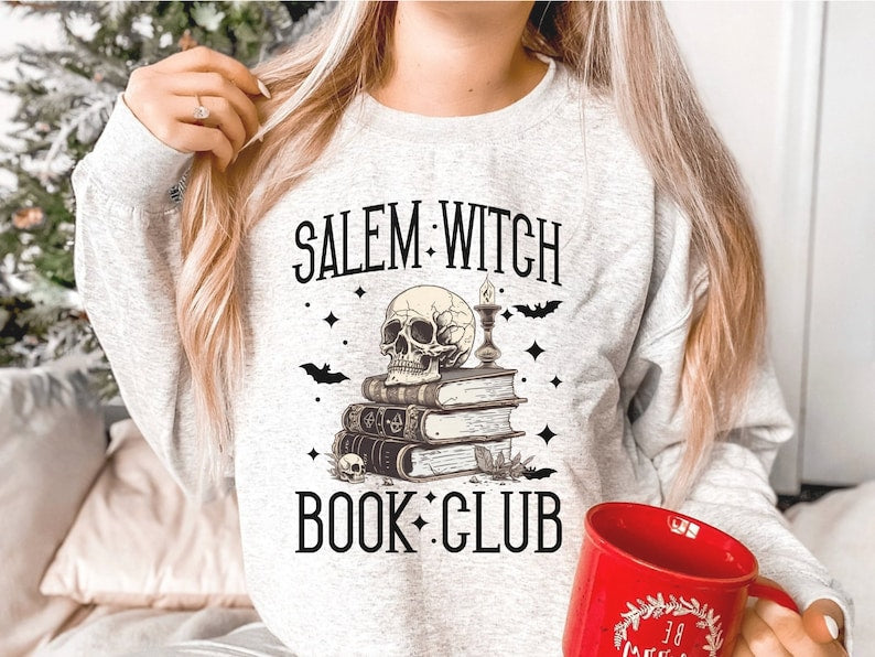 Salem Witch Book Club Crewneck Sweatshirt