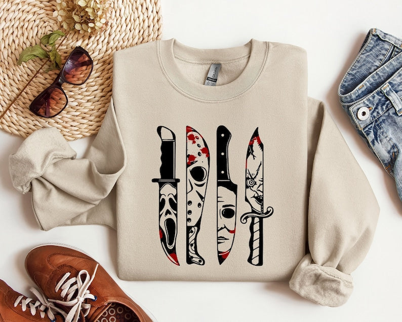 Horror Movie Characters Sweatshirt