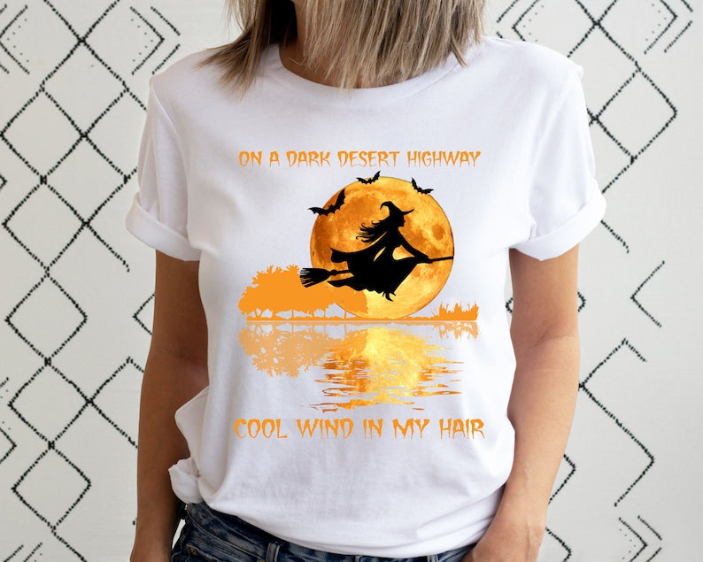 Spooky Witch Happy Halloween T-shirt