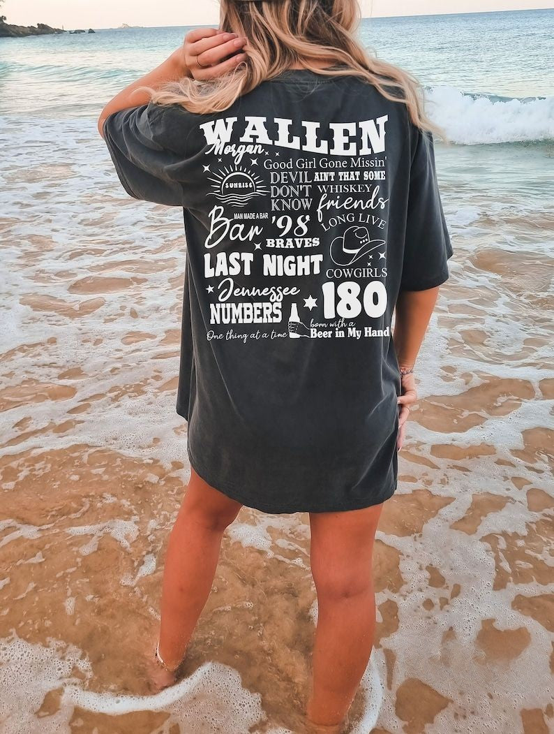 Morgan Wallen Cowboy Country Music T-shirt